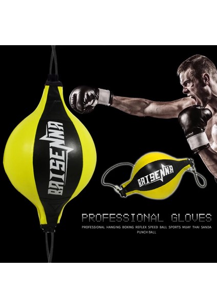 Kırmızı Stil Li Tasarım Pu Deri Boks Topu Armut Boks Torbası Refleks Hız Topları Fitness Eğitimi Çift Uçlu Boks Hız Topu (Yurt Dışından) fırsatları
