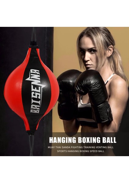 Kırmızı Stil Li Tasarım Pu Deri Boks Topu Armut Boks Torbası Refleks Hız Topları Fitness Eğitimi Çift Uçlu Boks Hız Topu (Yurt Dışından) indirimleri