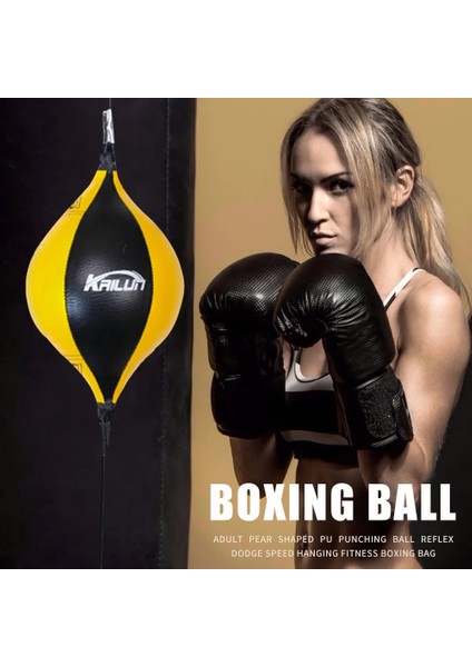 Kırmızı Stil Yetişkin Armut Şekilli Pu Boks Topu Refleks Dodge Hız Kapalı Egzersiz Spor Dekorasyon Için Asılı Spor Boks Çantası (Yurt Dışından) fırsatları