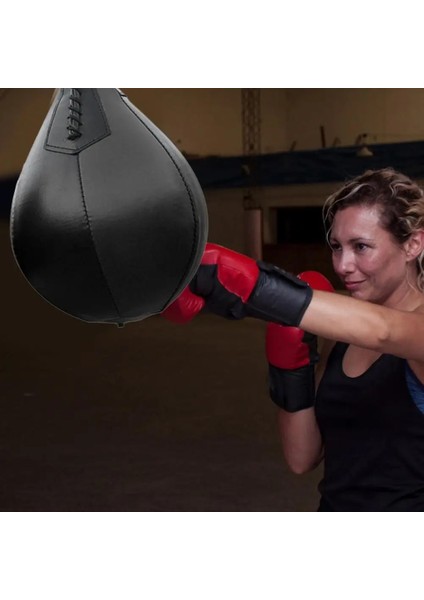 Siyah Stil Tay Boks Torbası Hız Topu Boks Torbası Boks Armut Topu Pu Boks Boks Hedef Çantaları Eğitim Aksesuarları Fitness Ekipmanları (Yurt Dışından) modelleri