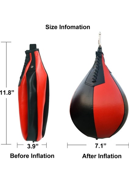 Siyah Stil Yeni Profesyonel Pu Boks Hız Topları Boks Torbası Armut Sporları Boks Torbası Fitness Egzersiz Mma Eğitim Ekipmanları Araçları Siyah Kırmızı (Yurt Dışından) fiyatları