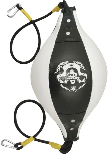 Beyaz Bir Stil Yazın Boks Topu Pu Armut Boks Torbası Refleks Çift Uçlu Boks Dodge Hız Topu Şişme Muay Thai Zeminden Tavana Boks Torbası (Yurt Dışından)