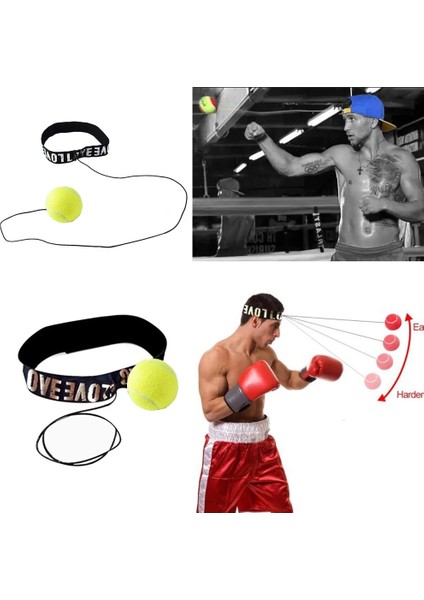 Chaoduo Shop Siyah Stil Yeni Boks Topu Antrenörü Ekipmanları Fight Boxeo Topu Eğitimi Refleks Hız Topu Muay Thai Hızlı Tepki Topu (Yurt Dışından)