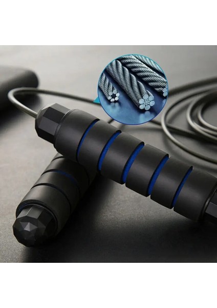 Mavi Stil 2020 Yüksek Hızlı Atlama Ipi Boks Mma Eğitimi Spor Salonu Fitness Için Çelik Halat (Yurt Dışından) modelleri