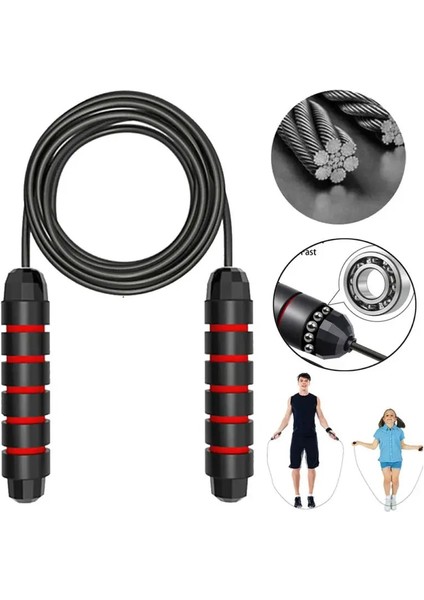 Mavi Stil 2020 Yüksek Hızlı Atlama Ipi Boks Mma Eğitimi Spor Salonu Fitness Için Çelik Halat (Yurt Dışından) fırsatları