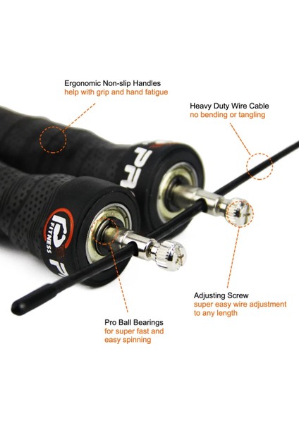 Mavi Stil Procircle Hız Atlama Ipi Ter Bandı Kolları Bilyalı Rulmanlarla Ayarlanabilir Çift Kişilik Egzersiz Atlama Fitness Eğitimi (Yurt Dışından) modelleri