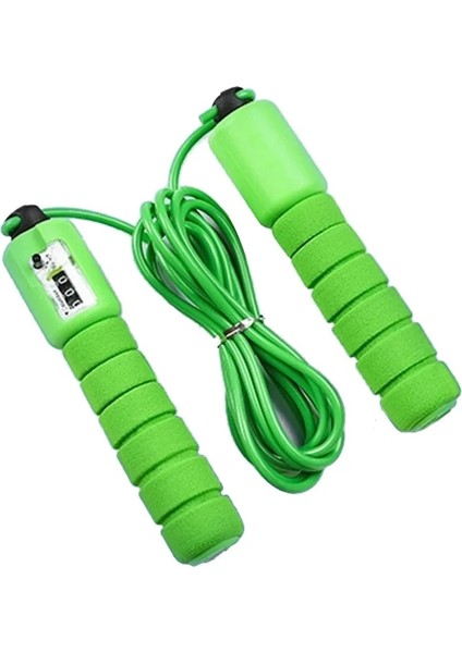 Yeşil Stil 2.9 M Elektronik Otomatik Hız Sayacı ile Atlama Ipi Ayarlanabilir Atlama Ipi Tel Egzersiz Egzersiz Ekipmanları Spor Salonu Aksesuarları (Yurt Dışından)