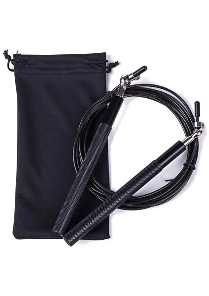 Siyah Stil Ücretsiz Kese 3 Metre Metal Yatak ve Sap!! Atlama Ipi Hız Kablosu Atlama Ipi Crossfit Mma Box Ev Jimnastik Salonu Npfl (Yurt Dışından)