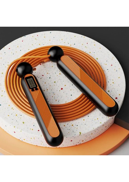 Pembe Tarzı Ip Atlama Ipi Akıllı Sayma Atlama Kablosu ile LCD Ekran Spor Atlama Kablosu Kapalı Açık Için Güçlü Ritim Duygusu (Yurt Dışından) fırsatları