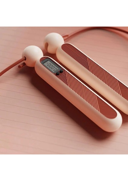 Pembe Tarzı Ip Atlama Ipi Akıllı Sayma Atlama Kablosu ile LCD Ekran Spor Atlama Kablosu Kapalı Açık Için Güçlü Ritim Duygusu (Yurt Dışından) indirimleri