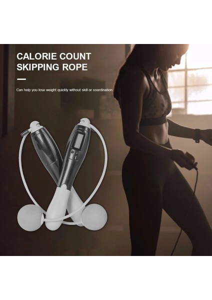 No.1 Tarzı Akülü Atlama Ipleri Akıllı Elektronik Dijital Kablosuz Atlama Ipi Kalori Tüketimi Fitness Vücut Geliştirme Egzersiz Ip Atlama Ipi (Yurt Dışından) indirimleri