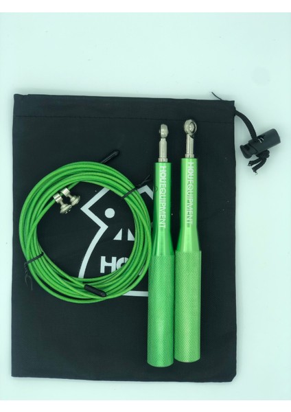 Açık Yeşil Tarzı Hou Egzersiz Hafif Rulman Ip Atlama Ipleri Çelik Tel Crossfit Boks Mma Eğitimi Kaymaz Ayarlanabilir Fitness Özelleştirilmiş Isim (Yurt Dışından)