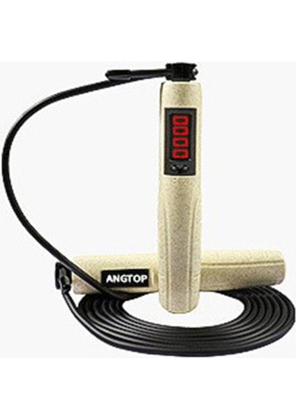 Sarı Stil Atlama Ipi Dolaşmayan Hızlı Hız Akıllı Elektronik Dijital Kablosuz Ip Atlama Kalori Tüketimi Fitness Vücut Geliştirme Egzersizi (Yurt Dışından)