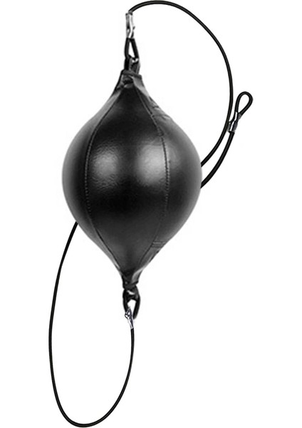 Siyah Stil Hız Topu Fitness Boks Armut Pu Boks Topu Şişme Muay Thai Döner Punch Torba Egzersiz Refleks Hız Eğitimi Droer (Yurt Dışından)