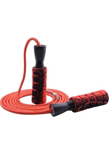 Kırmızı Stil Atlama Ipi Egzersiz Spor Bilyalı Rulmanlar Hızlı Hız Ip Atlama Ipi Yumuşak Köpük Kolları Kadın Erkek Çocuklar Için Pamuk Egzersiz Eğitimi (Yurt Dışından)
