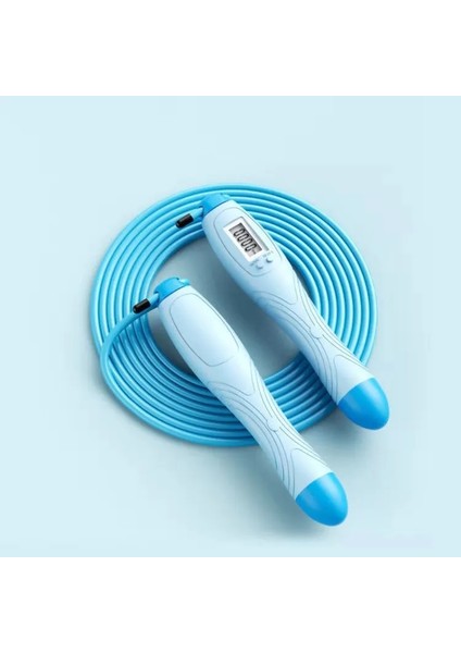 Yükseltilmiş BLUE02 Stili Akülü Elektronik Ip Atlama Ipi Gym Fitness Akülü Atlama Akıllı Atlama Ipi LCD Ekranlı Sayma Hızı Atlama Sayacı (Yurt Dışından)