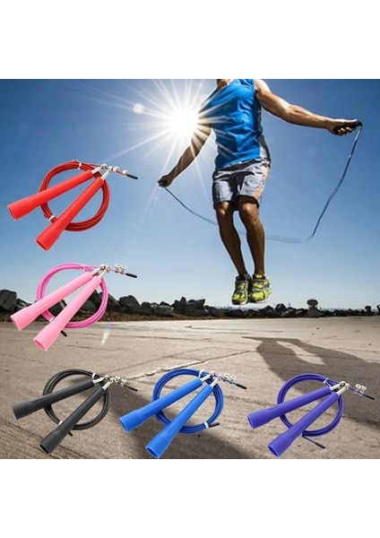 7HH403063-BK Stili 3m Ayarlanabilir Hız Atlama Ipi Rulman Çelik Tel Spor Salonu Fitness Mma Boks Eğitimi Için Ip Atlama Yüksek ve Yeni (Yurt Dışından) fiyatları