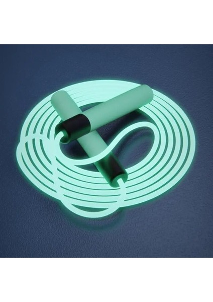 Yeşil Işık Yeşil Stili Sert Acele Atletizm Boncuklu Ipi + Gece Işık Yukarı Ipi Yetişkin Çocuk Çocuklar Atlama Ipi Ayarlanabilir (Yurt Dışından)