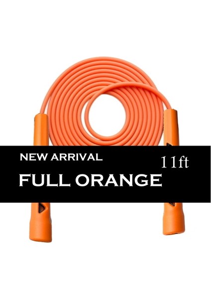 11 Ft Tam Turuncu Stil 11FT 9ft 335CM Ekstra Süper Uzun Tek Atlama Ipi Uzun Boylu Insanlar Dolaşmayan Ücretsiz Pvc Ip Atlama Ipi Egzersiz Fitness Eğitimi Egzersiz (Yurt Dışından)