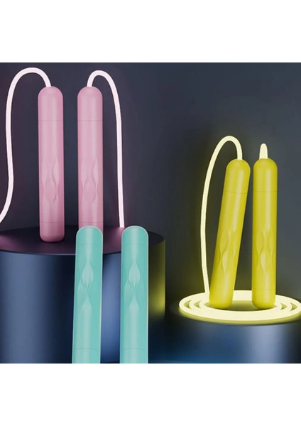 Sarı Stil 2021 Yeni Optik Kablo Aydınlık Gece LED Işık Yetişkin Çocuk Çocuklar Atlama Ipi Ayarlanabilir Atlama (Yurt Dışından) indirimleri