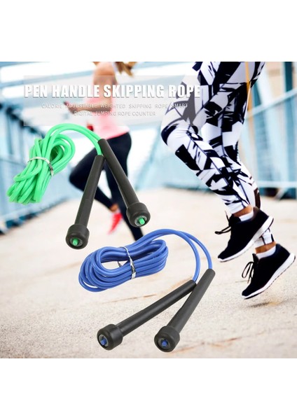 Yeşil Stil Egzersiz Ip Atlama Ipi Fitness Ayarlanabilir Pvc Sporlar Egzersiz Rahat Dekorasyon Için Ağırlık Atlama Ipi Kaybetmek (Yurt Dışından) fırsatları