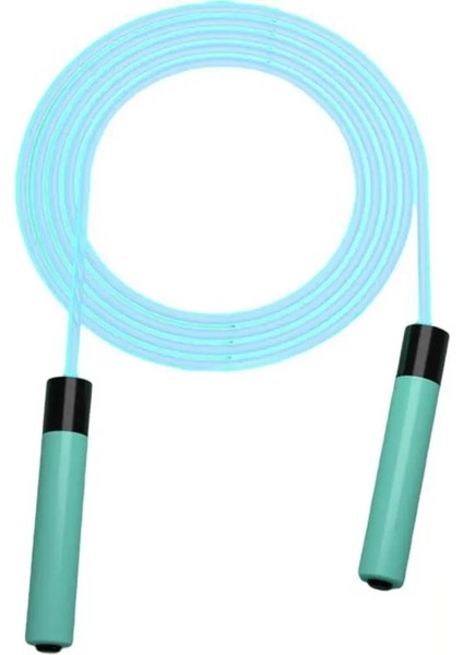 Mavi Stil 2021 Yeni Optik Kablo Aydınlık Gece LED Işık Yetişkin Çocuk Çocuklar Atlama Ipi Ayarlanabilir Atlama (Yurt Dışından)