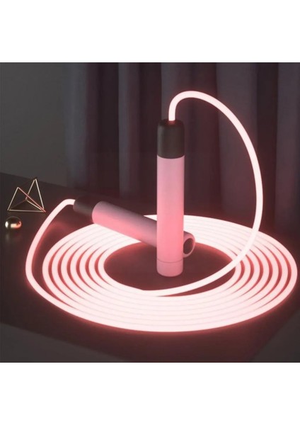 Mavi Stil 2021 Yeni Optik Kablo Aydınlık Gece LED Işık Yetişkin Çocuk Çocuklar Atlama Ipi Ayarlanabilir Atlama (Yurt Dışından) modelleri