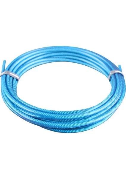 Mavi Stil Dayanıklı Atlama Ipleri Hassas Tasarım Katı 9.84FT Yedek Değiştirilebilir Ip Hız Atlama Atlama Eğitimi Fitness Tel Kablo Fitness (Yurt Dışından)