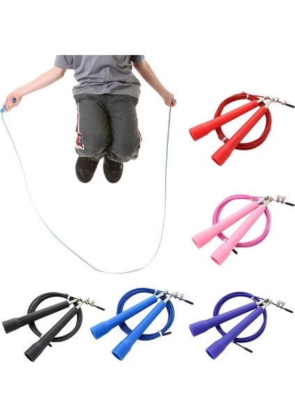 7HH403063-PK Stili 3m Ayarlanabilir Hız Atlama Ipi Rulman Çelik Tel Spor Salonu Fitness Mma Boks Eğitimi Için Ip Atlama Yüksek ve Yeni (Yurt Dışından) modelleri