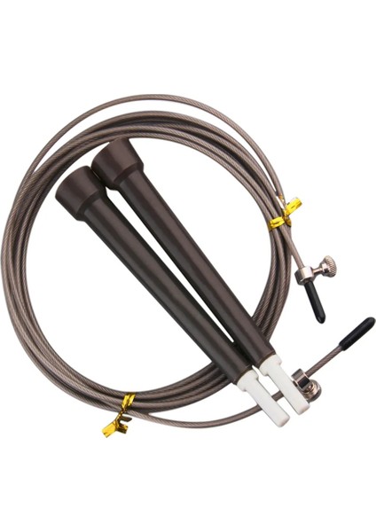 Açık Gri Tarzı 3m Yüksek Hızlı Aerobik Çelik Tel Ip Atlama Ipi Uzunluğu Ayarlanabilir Ip Atlama Ipi Crossfit Fitness Ekipmanları Ip Atlama Ipi 7 (Yurt Dışından)