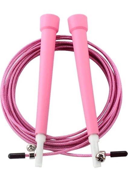 3201 Pembe Tarzı Crossfit Hız Atlama Ipi Profesyonel Atlama Ipi Mma Boks Spor Için Taşıma Çantası Yedek Kablo ile Egzersiz Eğitimini Atla (Yurt Dışından)