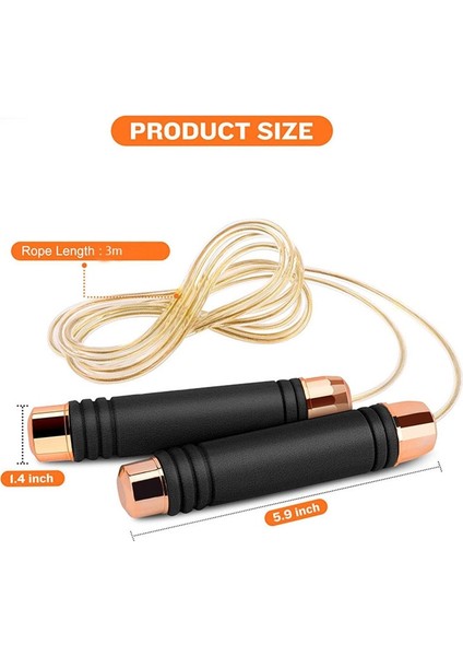 Açık Gri Tarzı Çelik Erkekler Ayarlanabilir Ev Kapalı Ağır Egzersiz Yetişkin Kadın Atlama Ipi Spor Ağırlıklı Ip Atlama Ipleri (Yurt Dışından) fırsatları