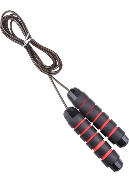 Kırmızı Stil Bilyalı Rulmanlar ile Ip Atlama Kablosu Çelik Ip Atlama Ipi Gym Fitness Ev Açık Havada Egzersiz Ince Vücut (Yurt Dışından)