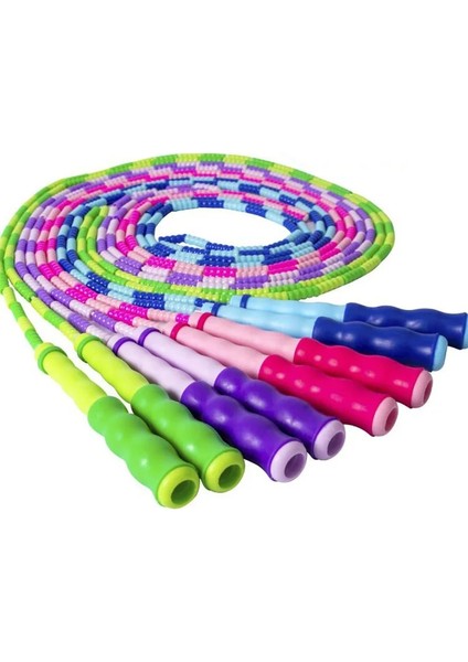 Pembe Tarzı 2.8m Uzunluk Ayarlanabilir Yumuşak Boncuklu Segment Atlama Ipi Çocuklar Için (Yurt Dışından) fiyatları