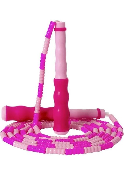 Pembe Tarzı 2.8m Uzunluk Ayarlanabilir Yumuşak Boncuklu Segment Atlama Ipi Çocuklar Için (Yurt Dışından) fırsatları