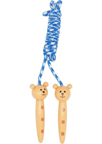 Ayı Stili Çocuklar Ip Atlama Ipi Ahşap Saplı Güzel Çizgi Film Ip Atlama Ipi Spor Vücut Geliştirme Incelik (Yurt Dışından)