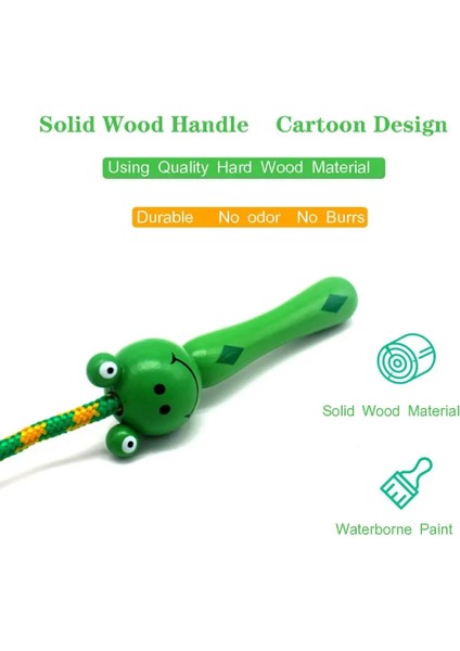 Ayı Stili Çocuklar Ip Atlama Ipi Ahşap Saplı Güzel Çizgi Film Ip Atlama Ipi Spor Vücut Geliştirme Incelik (Yurt Dışından) modelleri