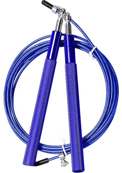 Mavi Stil Atlama Hızı Atlama Ipi Alüminyum Ayarlanabilir 3 M Metal Rulman Kolu Boks Fitness Egzersiz Eğitimi Için Atlama Ipi (Yurt Dışından)