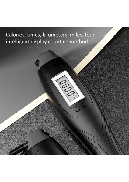 Siyah Stil Akülü Atlama Ipleri Akıllı Elektronik Dijital Kablosuz Atlama Ipi Kalori Tüketimi Fitness Vücut Geliştirme Egzersiz Ekipmanları (Yurt Dışından) fırsatları