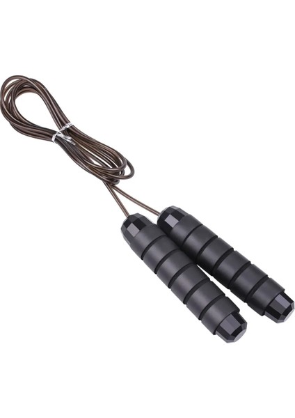 Siyah Stil Ip Atlama Ipi Hız Ağırlıklı Ip Atlama Ipi Egzersiz Eğitim Dişli Ayarlanabilir Çelik Tel Ev Gym Fitness Boks Ekipmanları (Yurt Dışından)