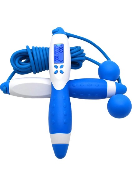 Siyah Mavi Tarzı Ip Atlama Ipi Elektronik Ip Atlama Ipi Yetişkinler Dijital Sayma Ip Atlama Kordonu Kapalı Açık Hava Fitness Aleti, Siyah (Yurt Dışından)
