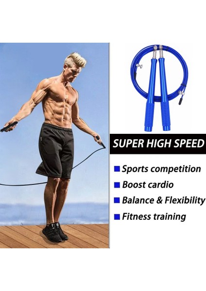 Siyah Stil Yüksek Hızlı Atlama Ipi 9.8 Ft Ayarlanabilir Egzersiz Ip Atlama Ipi 2 Mma Boks Crossfit Için Taşıma Çantası ile Rulman Çift Alt (Yurt Dışından) indirimleri