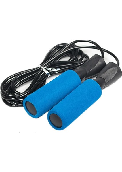 Mavi Stil Rulman Ayarlanabilir Ip Atlama Ipi 3m Pvc Vücut Geliştirme Egzersiz Hızı Eğitimi Için Kaymaz Saplı Aşınmaya Dayanıklı Atlama Ipi (Yurt Dışından)