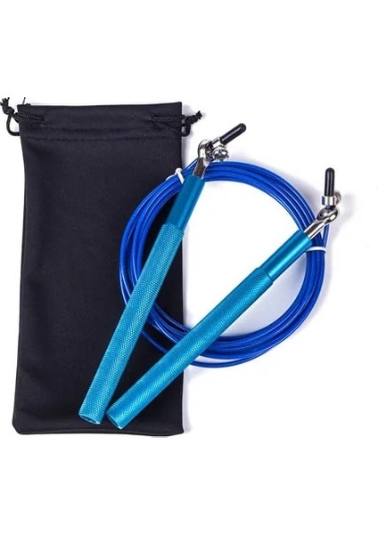 Mavi Stil Crossfit Hız Atlama Ipi 3 M Metal Yatak Kolu Ayarlanabilir Ip Korda Ipi Boks Fitness Atlama Egzersiz Eğitimi Için (Yurt Dışından)