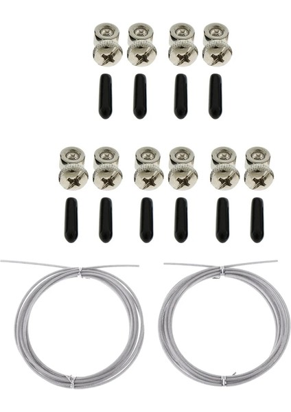 Gümüş Tarzı 10FT Yedek Kablo Dayanıklı Ağırlıklı Ip Ip Vidaları Sonu (Yurt Dışından)