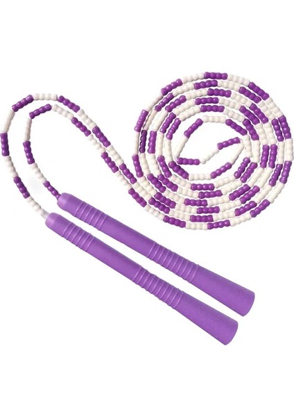 Morbeyaz Tarzı 10FT 9ft Hileler Beceriler Atlama Atlama Atlama Ip Pvc Bambu Acemi Yumuşak Boncuklu Boncuk Boncuklar Temel Dolaşmayan Parçalı Fitness (Yurt Dışından)