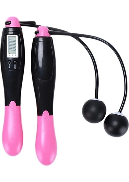 Top Tarzı ile Pembe Sayaçlı Akülü Atlama Ipleri Dijital Atlama Akıllı Atlama Ipi 4 Modlu Fitness Vücut Geliştirme Fitness Için Egzersiz Ipi (Yurt Dışından)