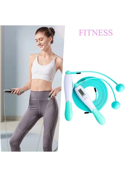 Kablosuz Mavi Stil Yoga Akülü Elektronik Atlama Ipi Spor Salonu Fitness Akıllı Atlama Atlama Ipi ile LCD Ekran Sayma Hızı Atlama (Yurt Dışından) fiyatları