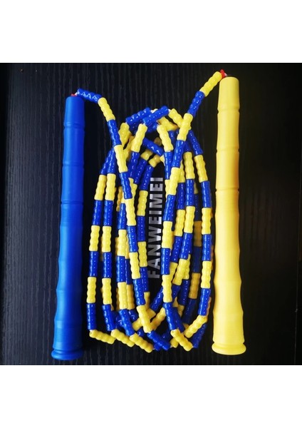 2.6m Mavi Stil Renkli 10FT 300CM Boncuklu Atlama Ipi Yetişkin Çocuklar Için Çift Atlama Için Özel Yapılmış (Yurt Dışından) modelleri