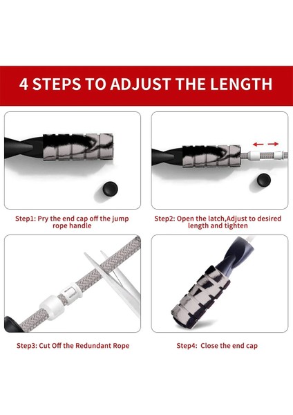 Kırmızı Stil Atlama Ipi Rulman Hız Ip Atlama Ipi Kolları Çocuklar Için Ip Atlama Ipleri Kadın Erkek Kapalı Açık Egzersiz Aerobik Egzersiz (Yurt Dışından) indirimleri